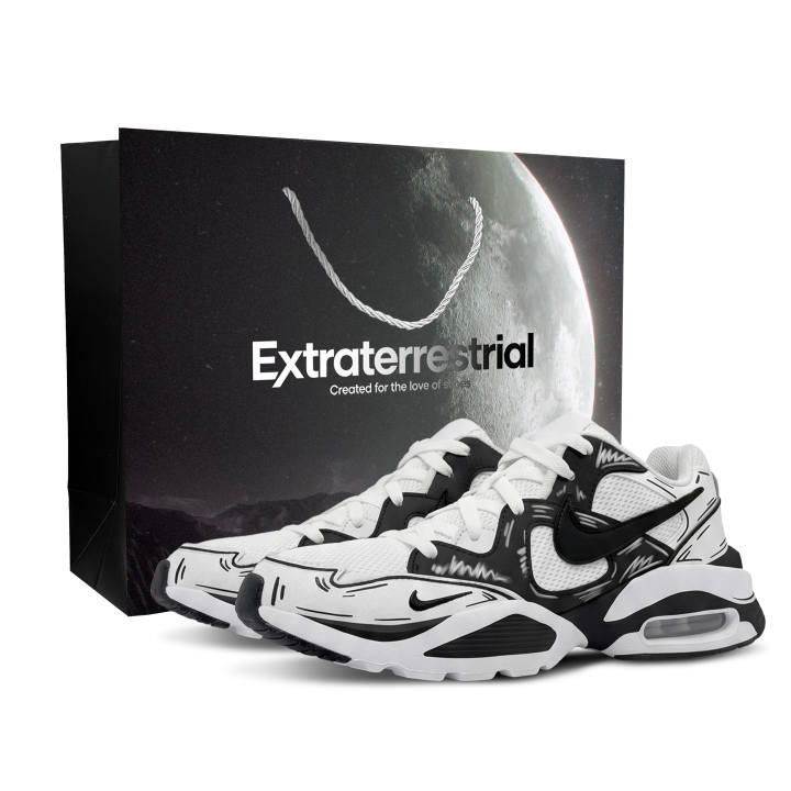 Nike Nike Air Max Fusion Running Shoes Men's Low Top White Black Colorway