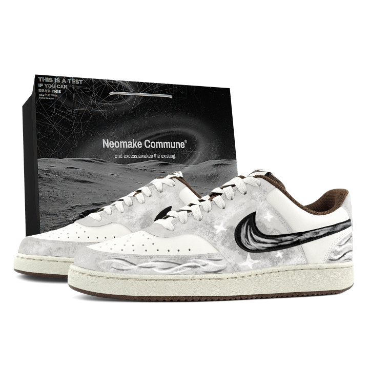 Nike Nike Court Vision Skateboard Shoes Men's Low Top Gray
