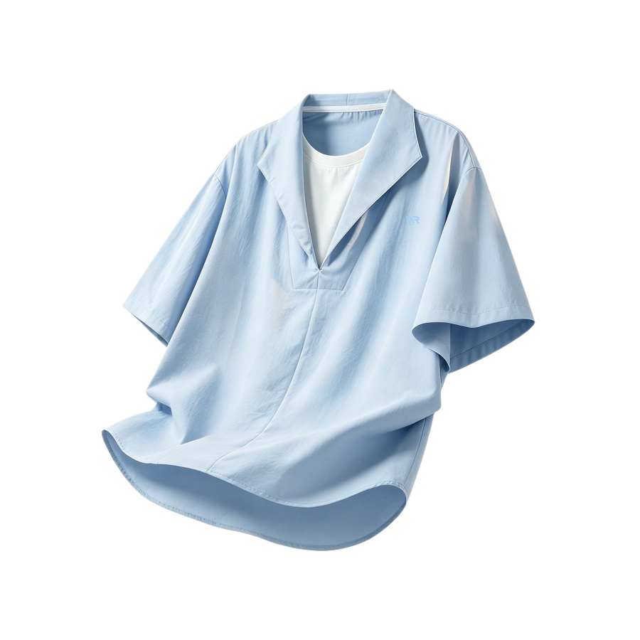 WARRIOR WARRIOR Polo Shirts Unisex Lapel Thin Straight Fit