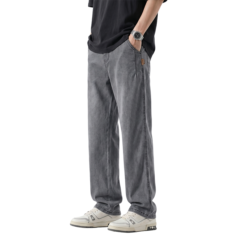 BALENO Jeans Unisex Thin Straight Fit Pants