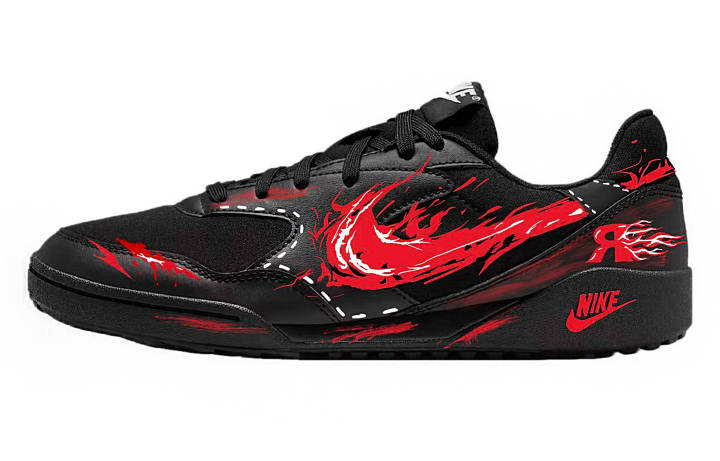 Nike Nike Terra Manta Casual Shoes Unisex Low Top Black Red
