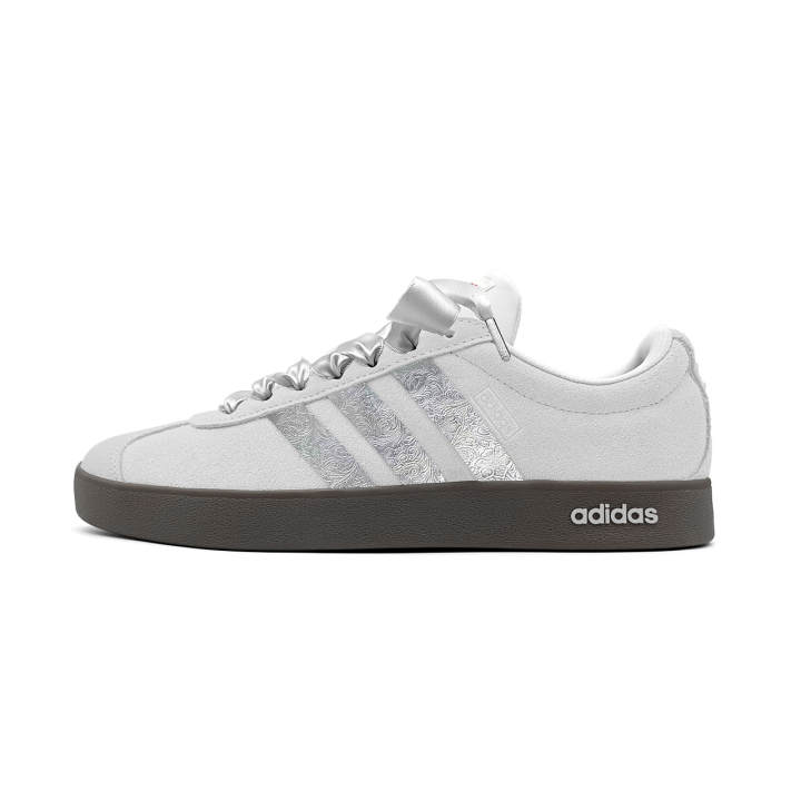 Adidas Adidas Vl Court Classic German Army Trainers Unisex Low Top Silver