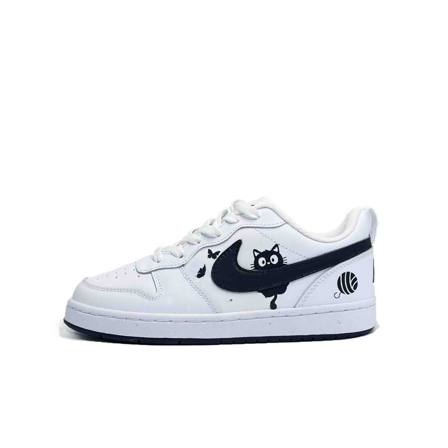 Nike Nike Court Borough Skateboard Shoes Unisex Low Top Black/White