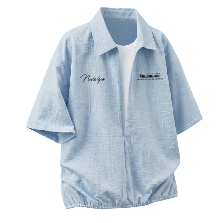 PAL ONGACO Polo Shirts Unisex Lapel Moderate Straight Fit