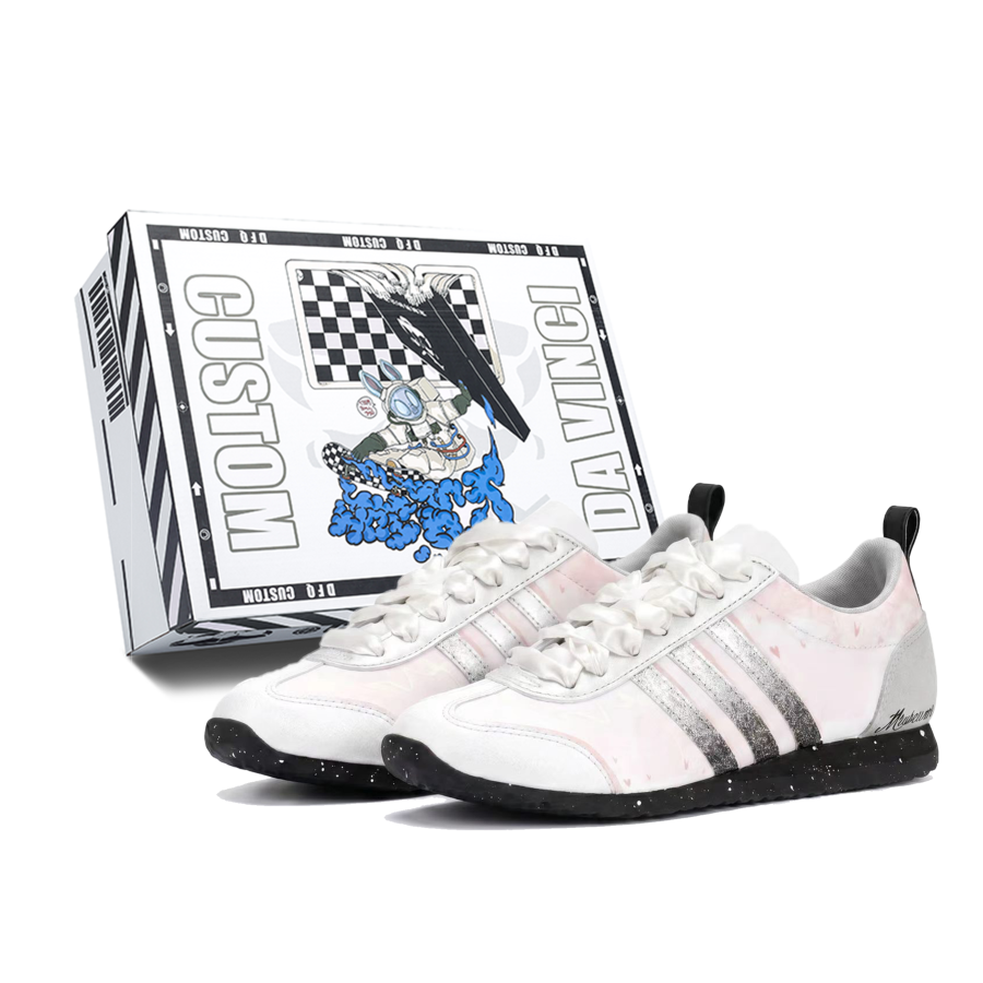 Adidas Adidas VS JOG 2.0 German Army Trainers Unisex Low Top White Black