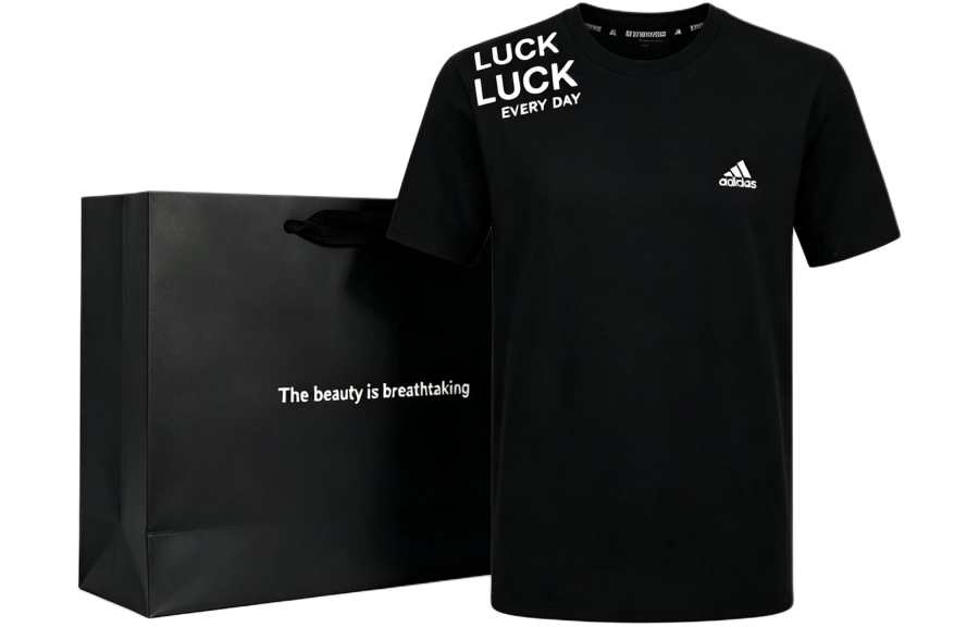 Adidas Adidas MUST HAVES T Shirts Unisex Black Crew Neck Moderate