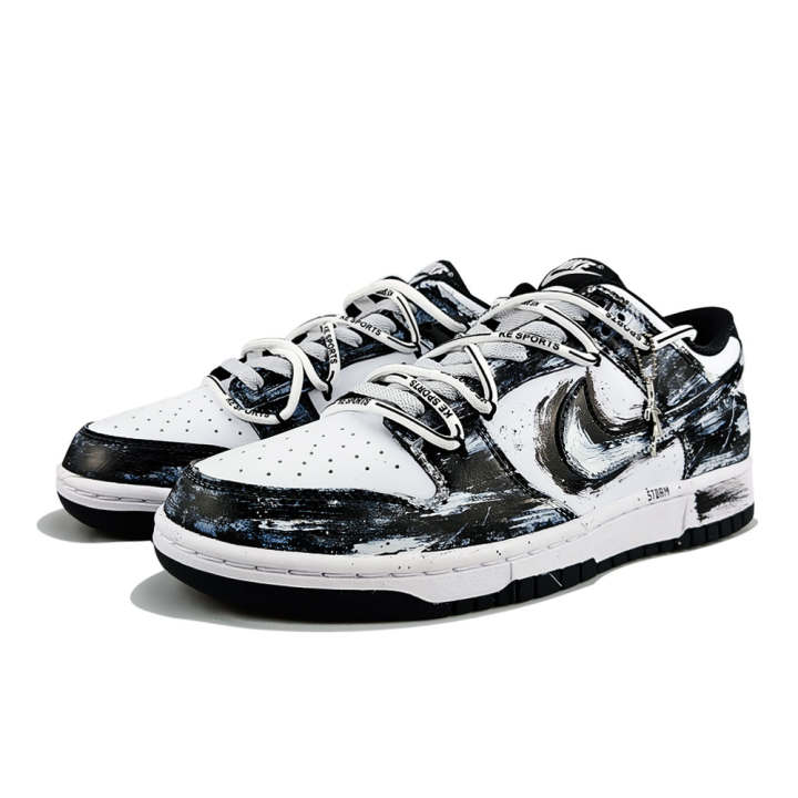 Nike Nike Dunk Skateboard Shoes Unisex Low Top Black White