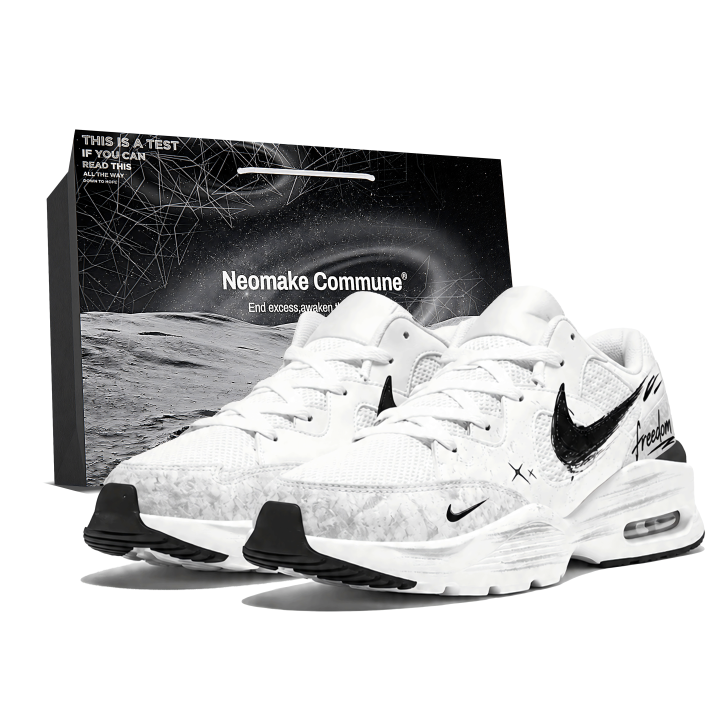 Nike Nike Air Max Fusion Running Shoes Unisex Low Top White, Black