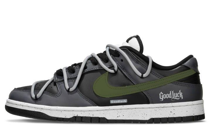 Nike Nike Dunk Skateboard Shoes Unisex Low Top Black Gray Color