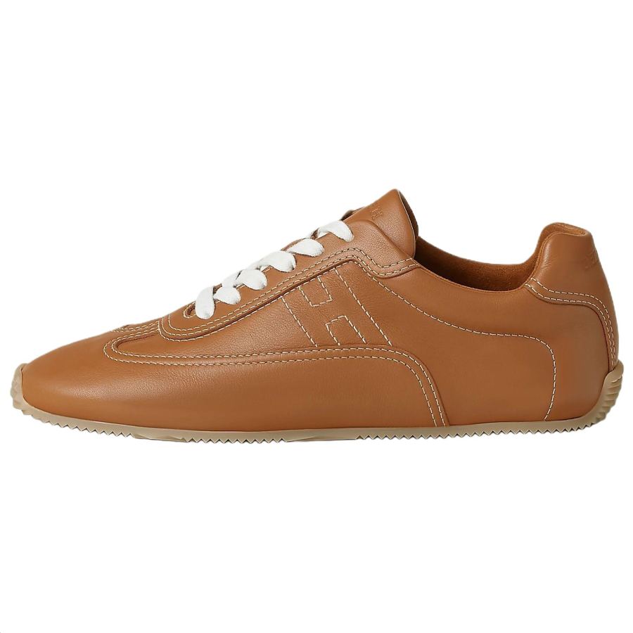 HERMES Casual Shoes Women's Low Top Natural Color
