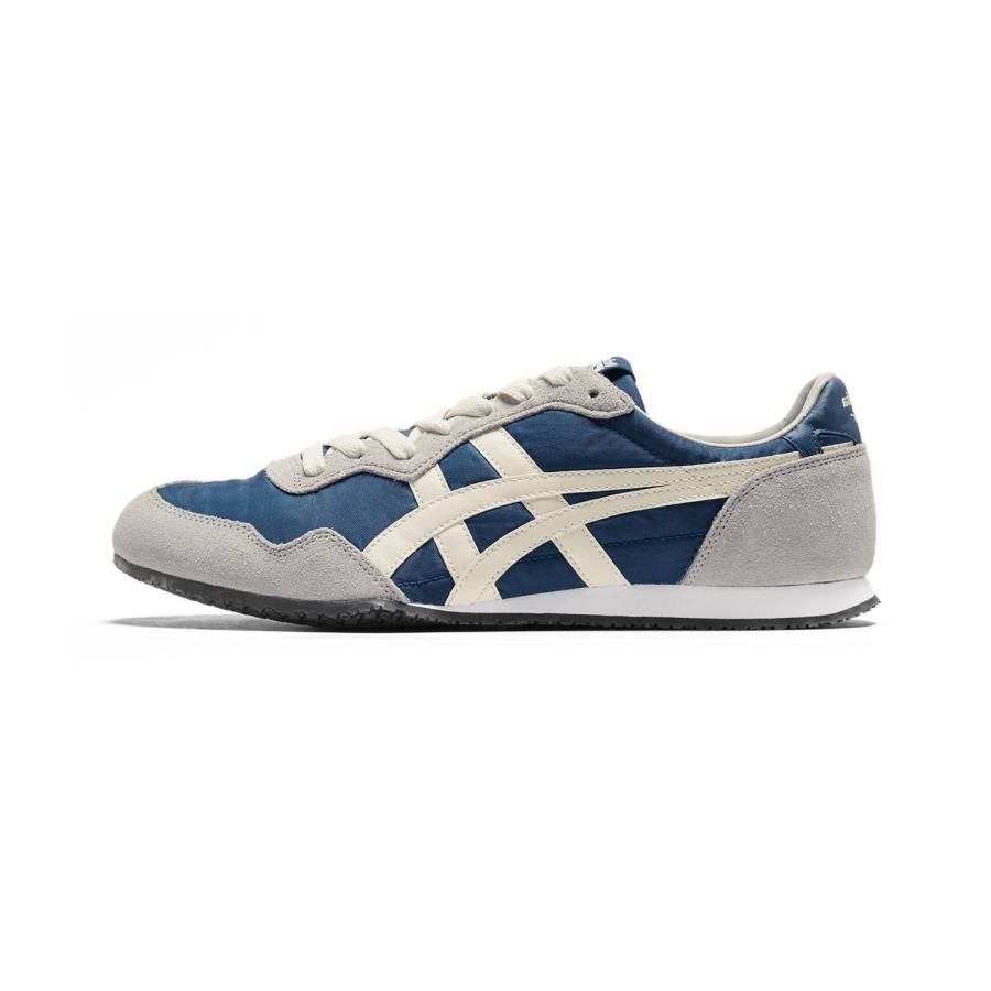Onitsuka Tiger SERRANO Slip Resistant, Abrasion Resistant, Lightweight Low top Casual Shoes Unisex Blue