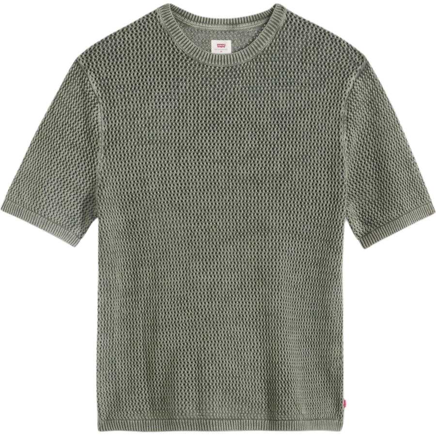 Levis Levis Knitwear Men's Green Crew Neck Moderate