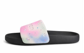 Lululemon Restfeel Slide Odor Resistant Slide Slippers Unisex White Blue Pink