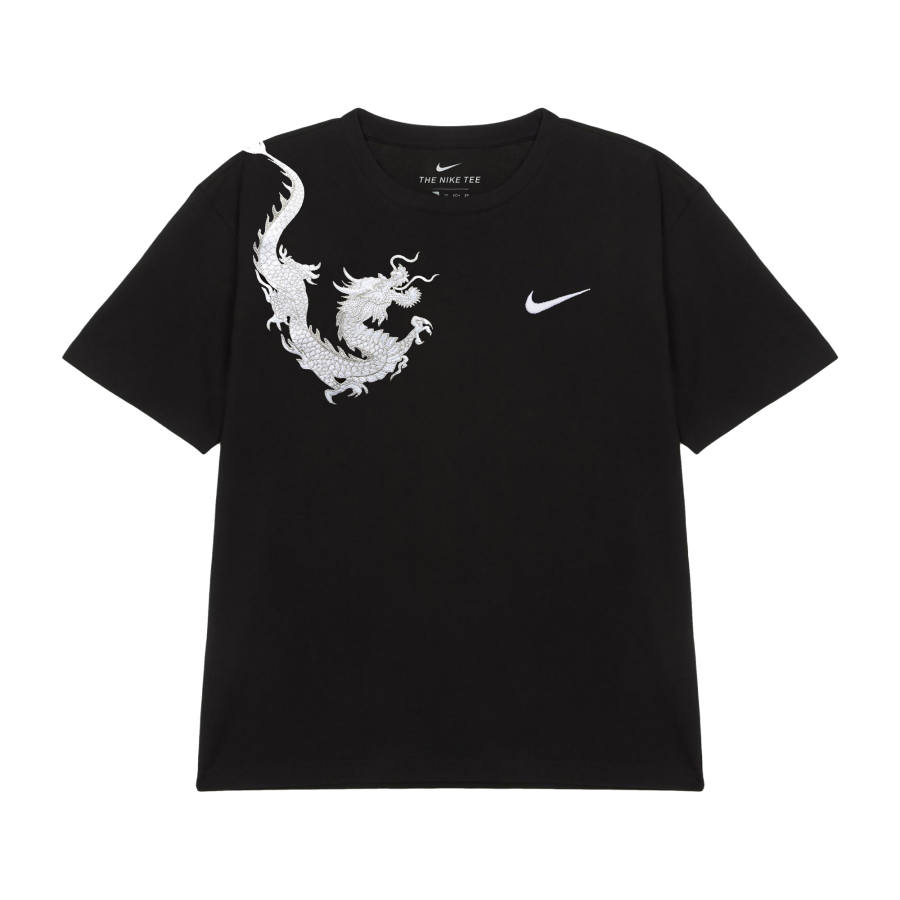 Nike Nike Sportswear T Shirts Unisex Black Crew Neck Moderate Straight Fit
