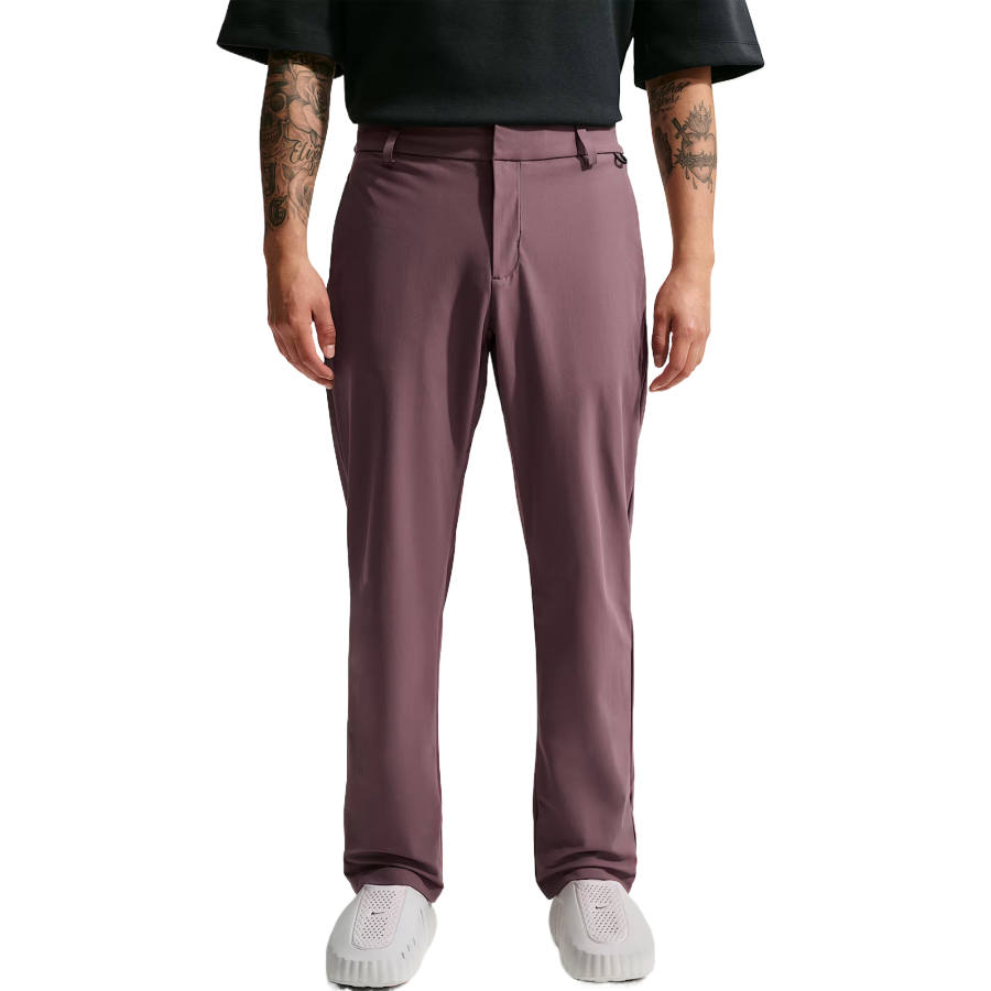 Nike Nike Dri Fit Casual Pants Men's Tattoo/Black/Burgundy Red Moderate Straight Fit Pants