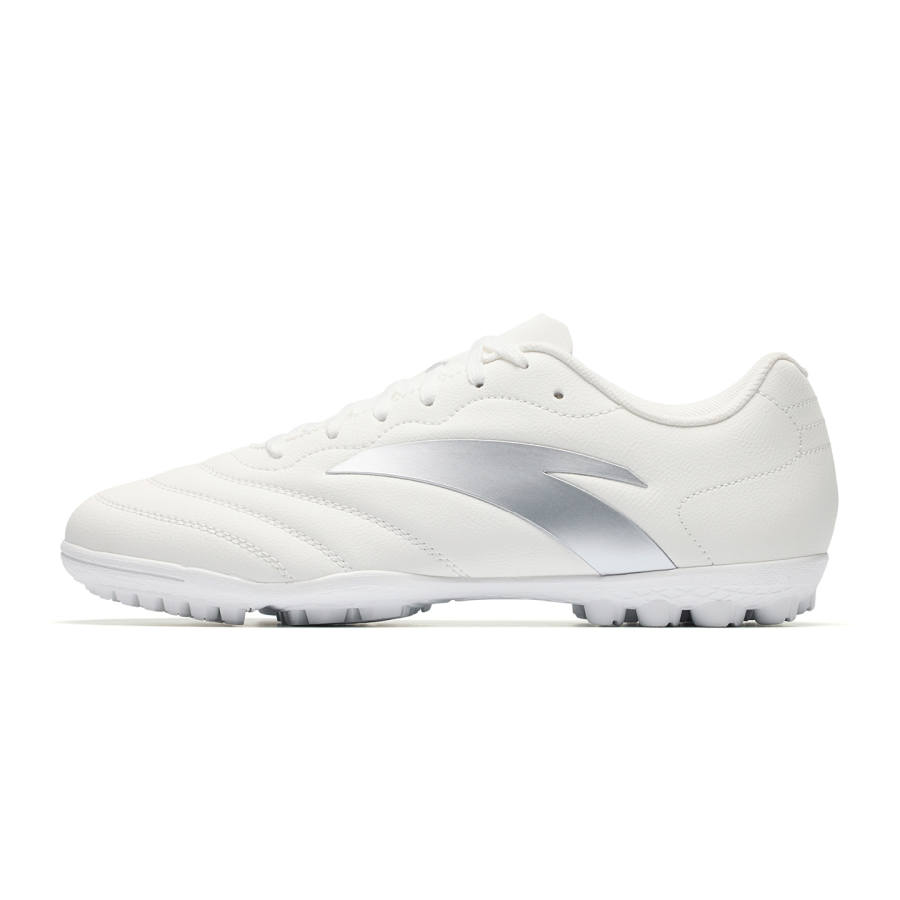 ANTA Variety Training Collection Soccer Shoes Men's Low Top Papyrus White/Silver 5