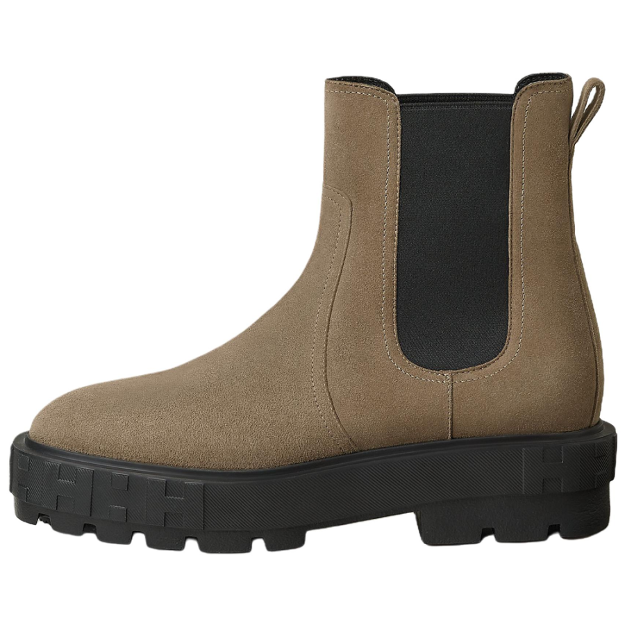 HERMES HERMES Nomade Chelsea Boots Women's Umber