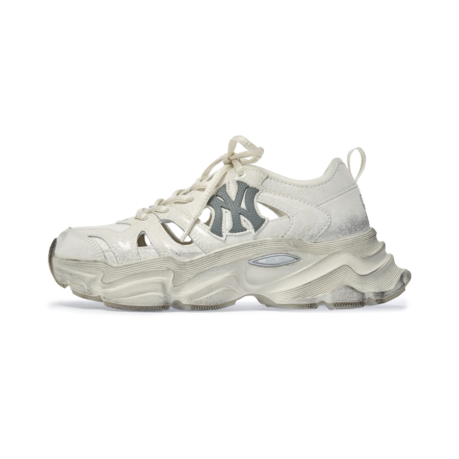 MLB New York Yankees Textile, Synthetic Leather Low top Chunky Sneakers Unisex