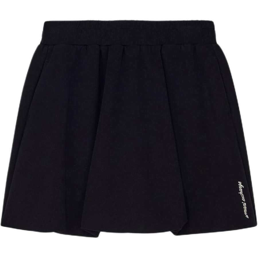 ARMANI EXCHANGE Casual Short Skirts Women's Black Moderate Short Skirt A Line Skirt