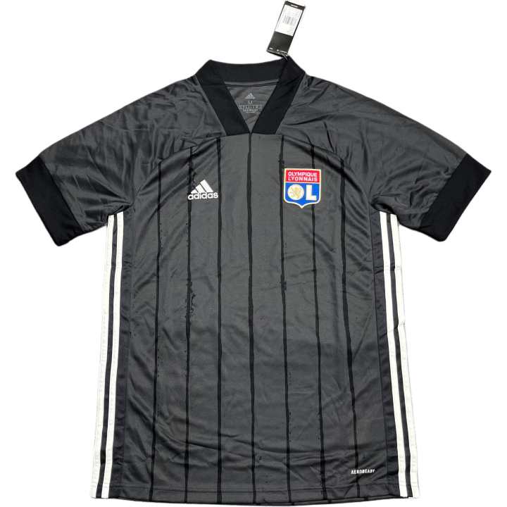 Adidas Adidas Lyon Team Soccer Jerseys Unisex Black Moderate Straight Fit