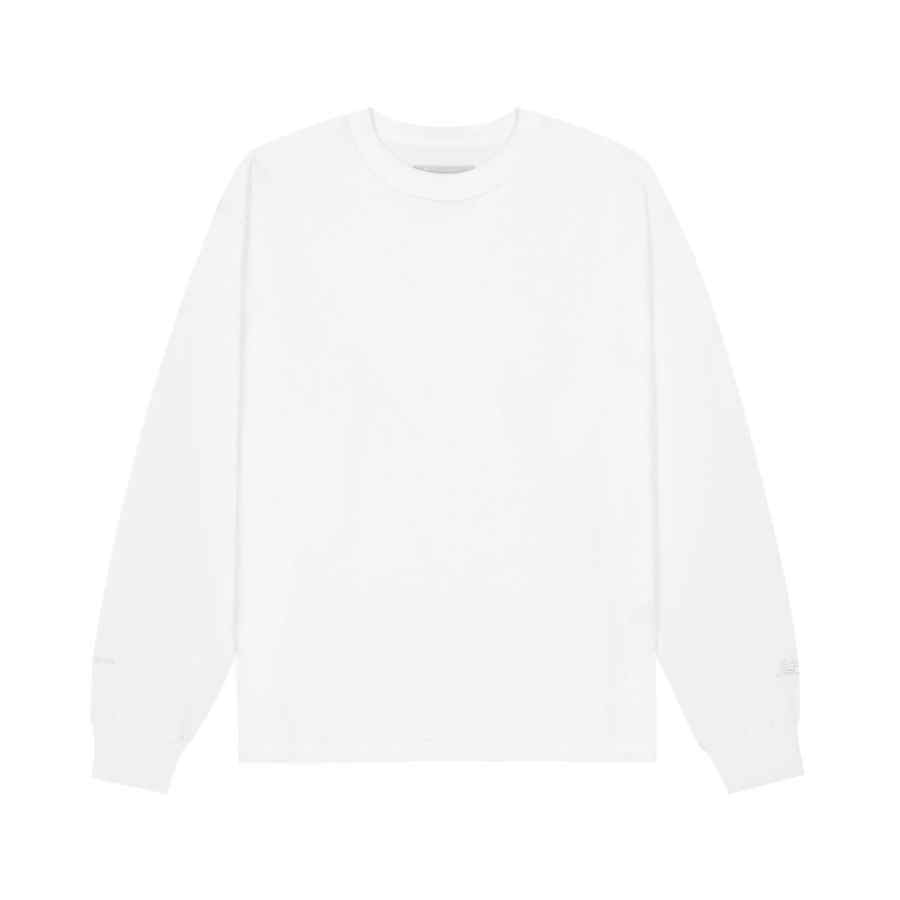 New Balance New Balance NB Grey T Shirts Men's White Crew Neck Moderate Straight Fit