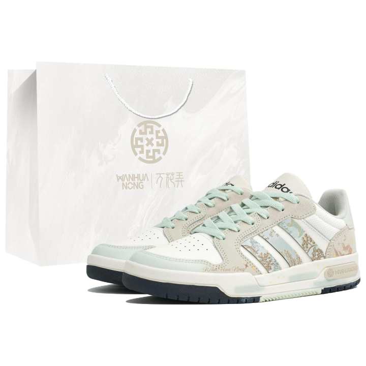 Adidas Adidas ENTRAP Skateboard Shoes Unisex Low Top Cyan