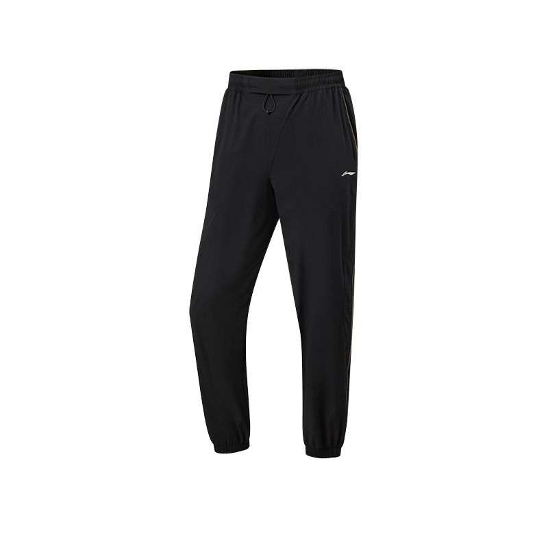 Li-Ning Li Ning Fitness Series Sports Pants Women's Black Moderate Cuffed Pants
