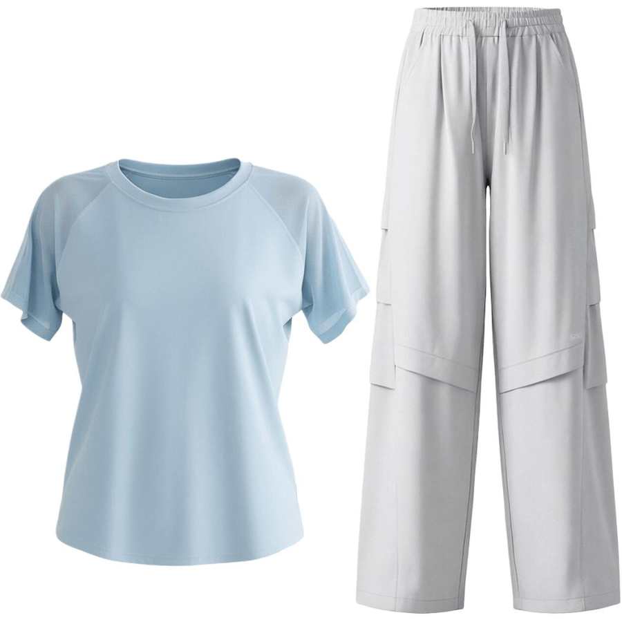 Barbie Fitness Sets Women's Crew Neck Thin