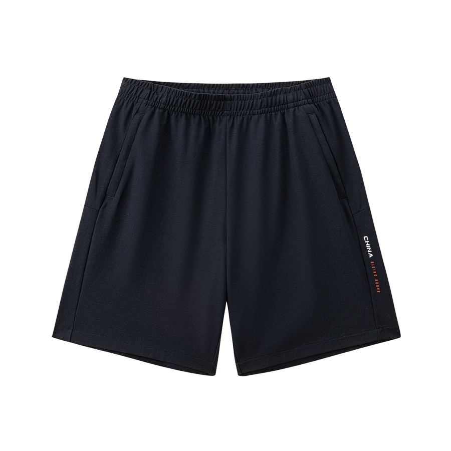 ANTA Variety Training Collection Sports Shorts Men's Black Moderate Straight Fit Pants