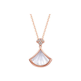 WINY 925 Sterling Silver Necklaces Women's Rose Gold