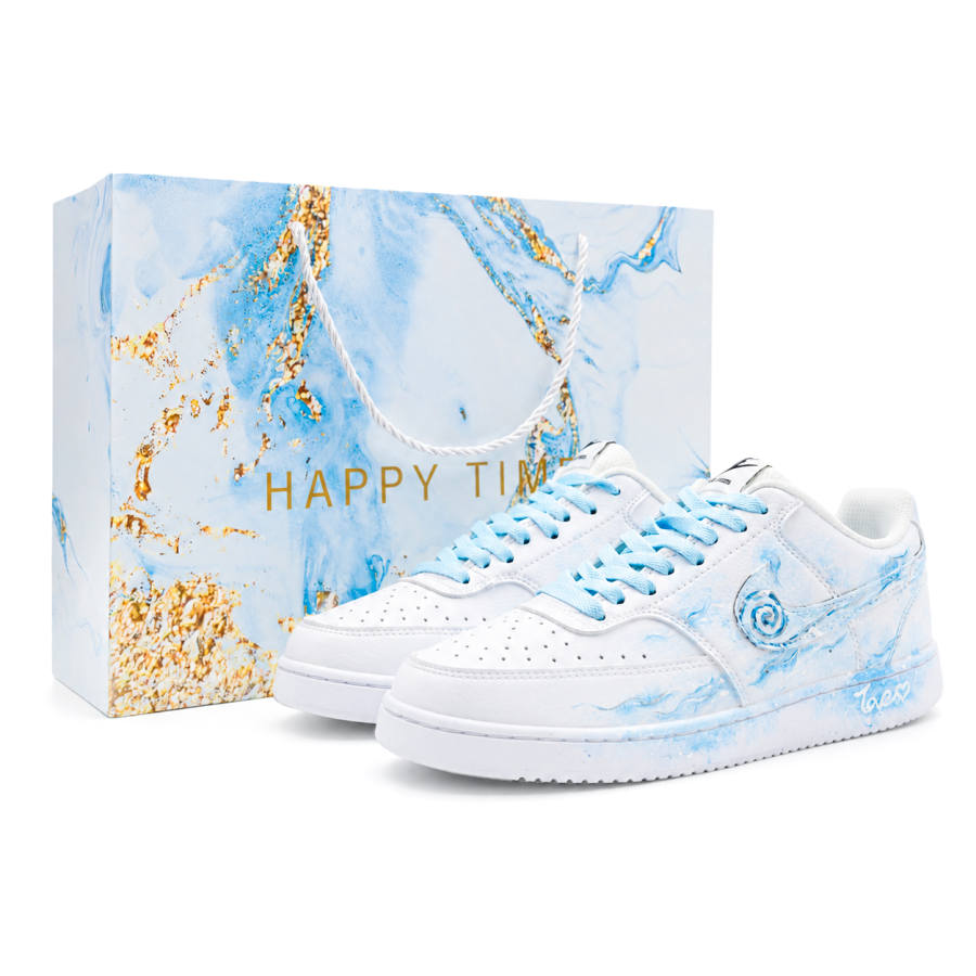 Nike Nike Court Vision 1 Southern Breeze Love Shopping Bag Slip Resistant Cushioning Abrasion Resistant Low top