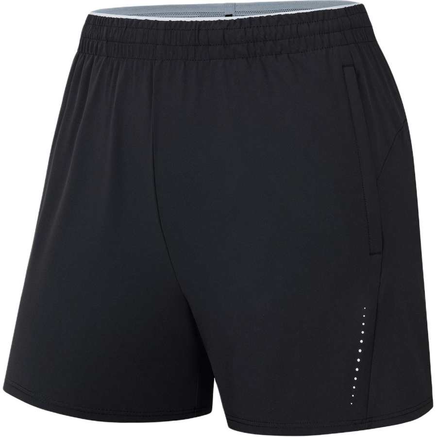 ANTA Running Shorts Women's Black Moderate Straight Fit Pants
