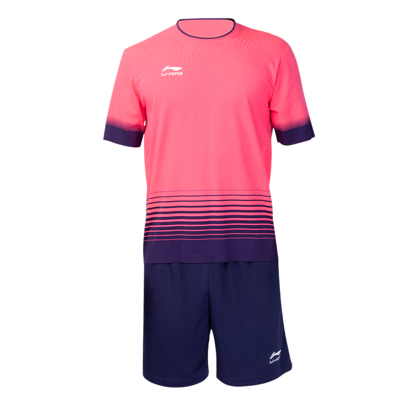 Li-Ning Li Ning Soccer Jersey Sets Men's Crew Neck Thin