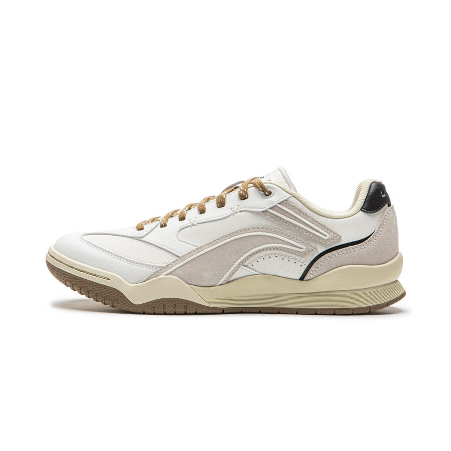 Li-Ning Li Ning Moon White Retro Skateboard Shoes Women's Low Top Mist White/Standard White