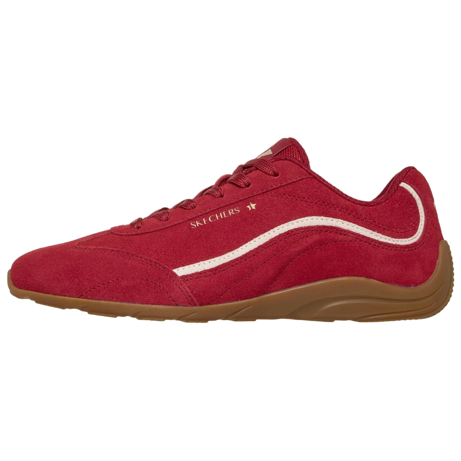 Skechers Court Racer Casual Shoes Women's Low Top Red