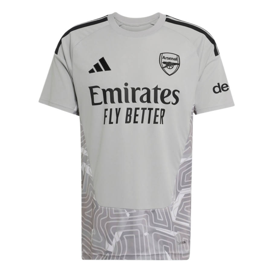 Adidas Adidas Arsenal Soccer Jerseys Men's Light Gray Crew Neck Moderate