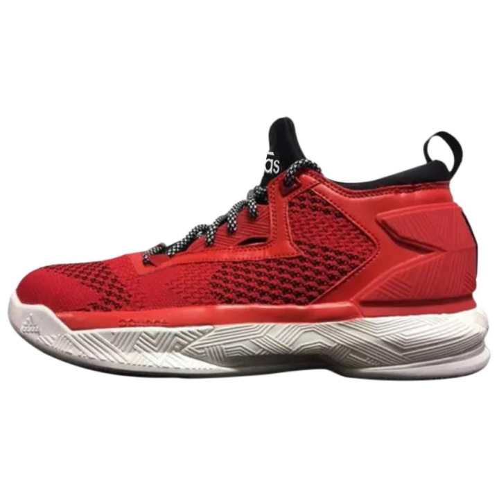 Adidas Adidas D Lillard 2 Basketball Shoes Unisex Red White Black
