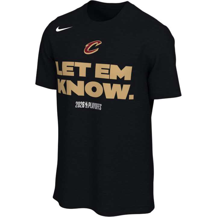 Nike Nike Cleveland Cavaliers T Shirts Men's Black Crew Neck