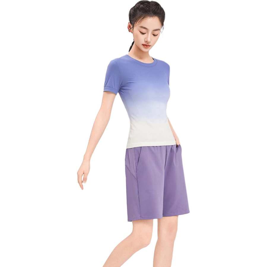 Barbie Fitness Sets Women's Crew Neck Thin