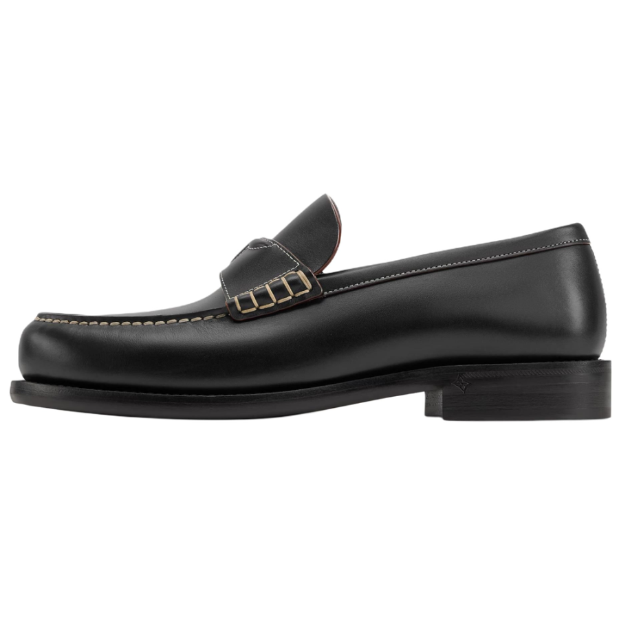 LOUIS VUITTON Oxford Loafers Men's Black