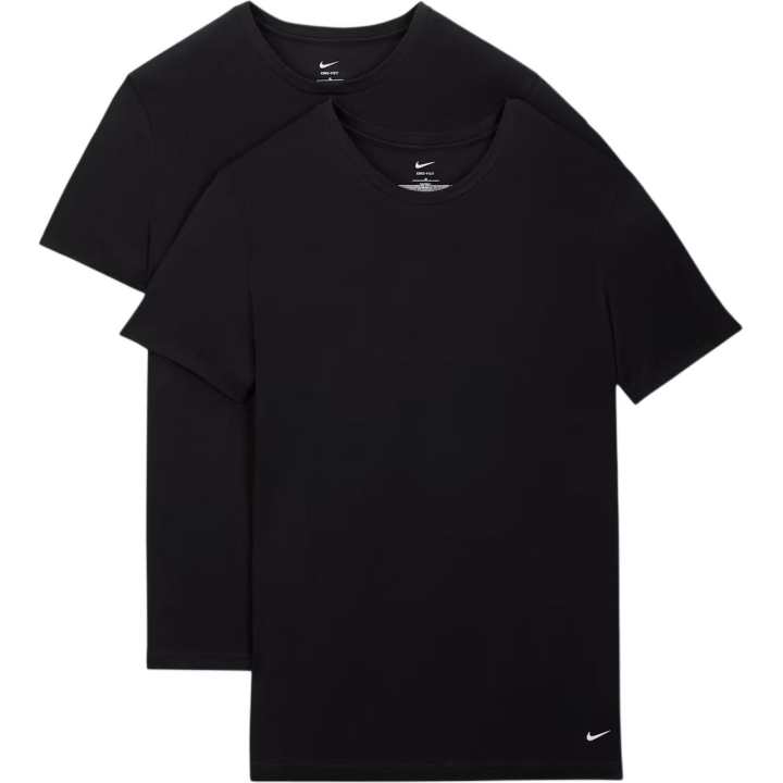 Nike Nike T Shirts Men's 2 Pack Black Crew Neck