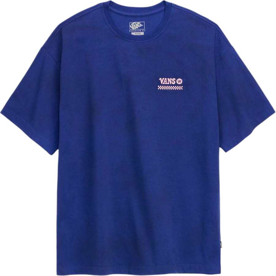 Vans Vans T Shirts Unisex Blue Crew Neck