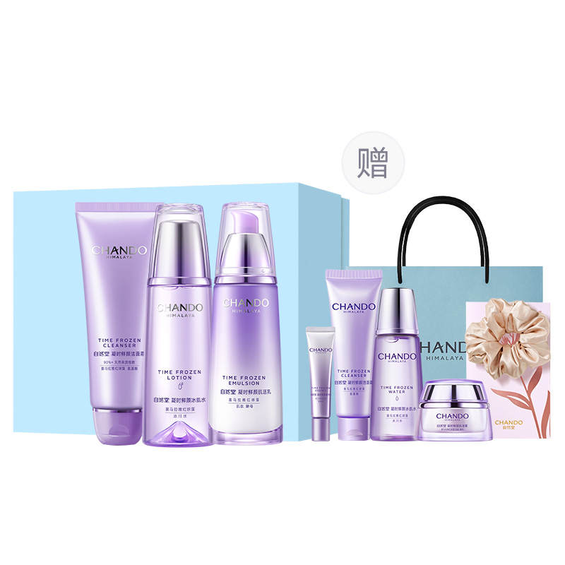 CHANDO Timeless Radiance, Early Anti Aging Skincare Set Box, Game Skin