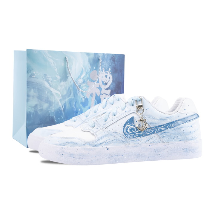 Nike Nike SB Delta Skateboard Shoes Unisex Low Top White/Blue