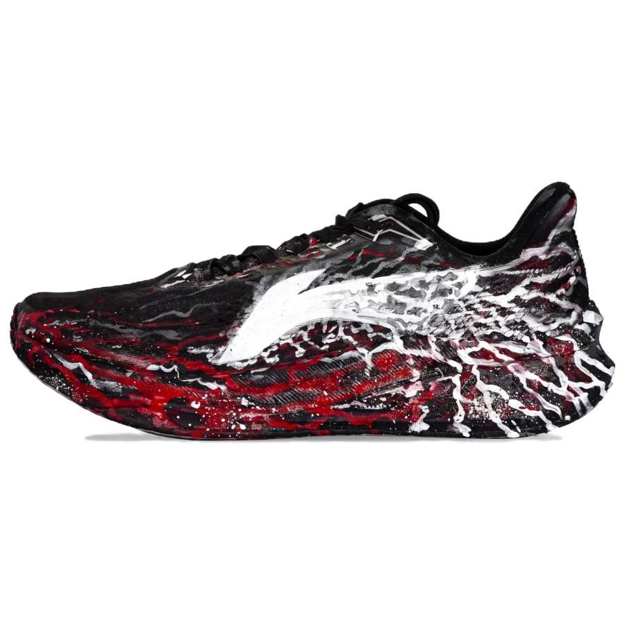 Li-Ning Li Ning Red Hare 9 Slip Resistant Abrasion Resistant Low top Casual Running Shoes Men's Black White