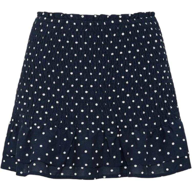 Victoria's Secret Casual Short Skirts Women's Black With White Polka Dot Moderate Short Skirt Other