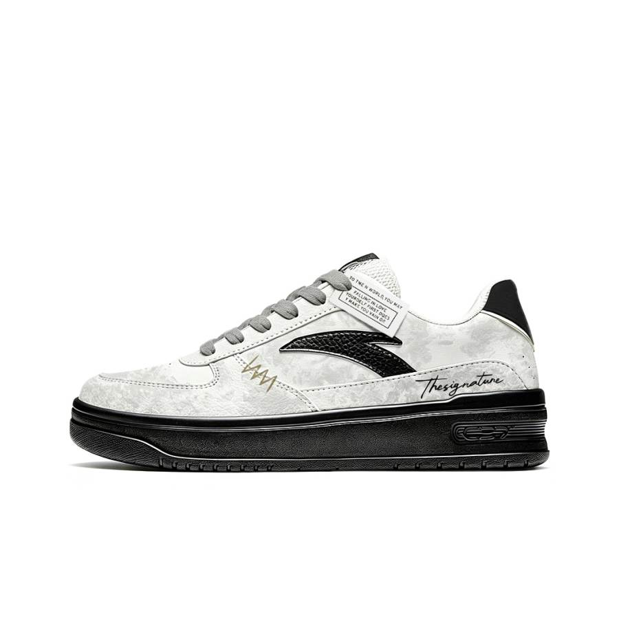 ANTA Light Course V2 Skateboard Shoes Unisex Low Top Gray