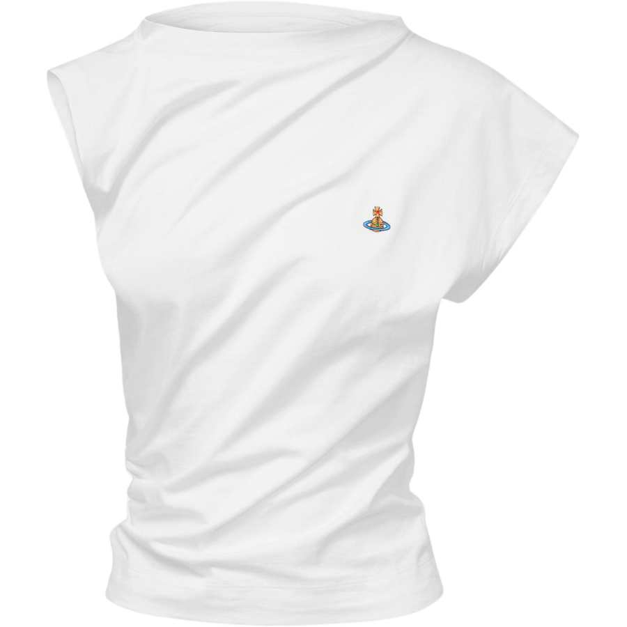 Vivienne Westwood T Shirts Women's White Moderate Nipped In Waist