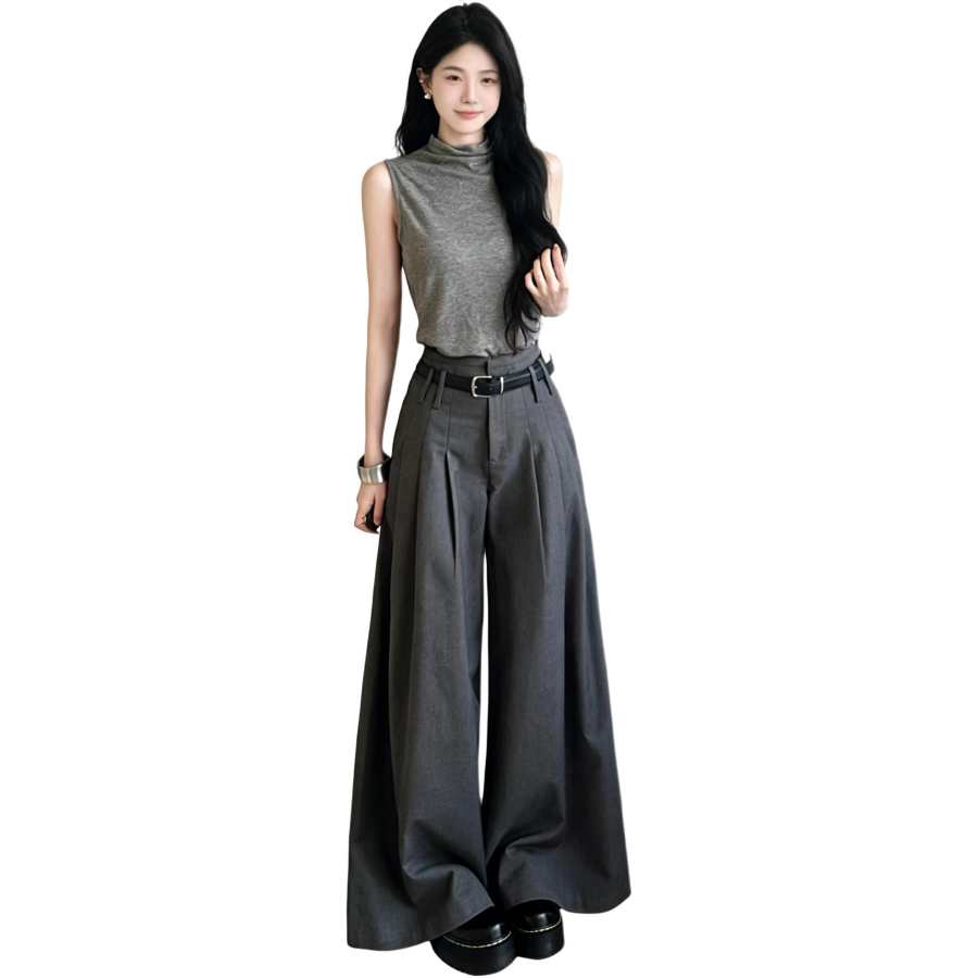 VENICEW Casual Suits Women's Turtleneck Moderate