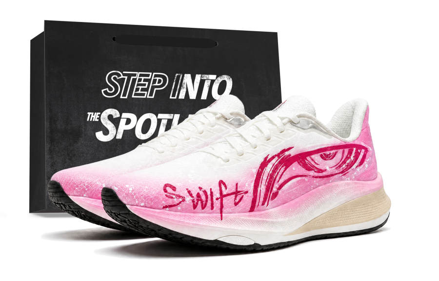Li-Ning Li Ning Red Hare 9 Running Shoes Men's Low Top Pink/White/Red/Black